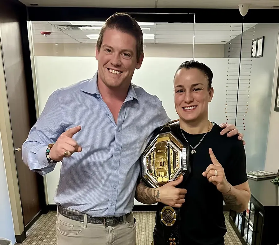 Raquel Pennington with Dr. Jeff McWhorter, D.C. at True Performance