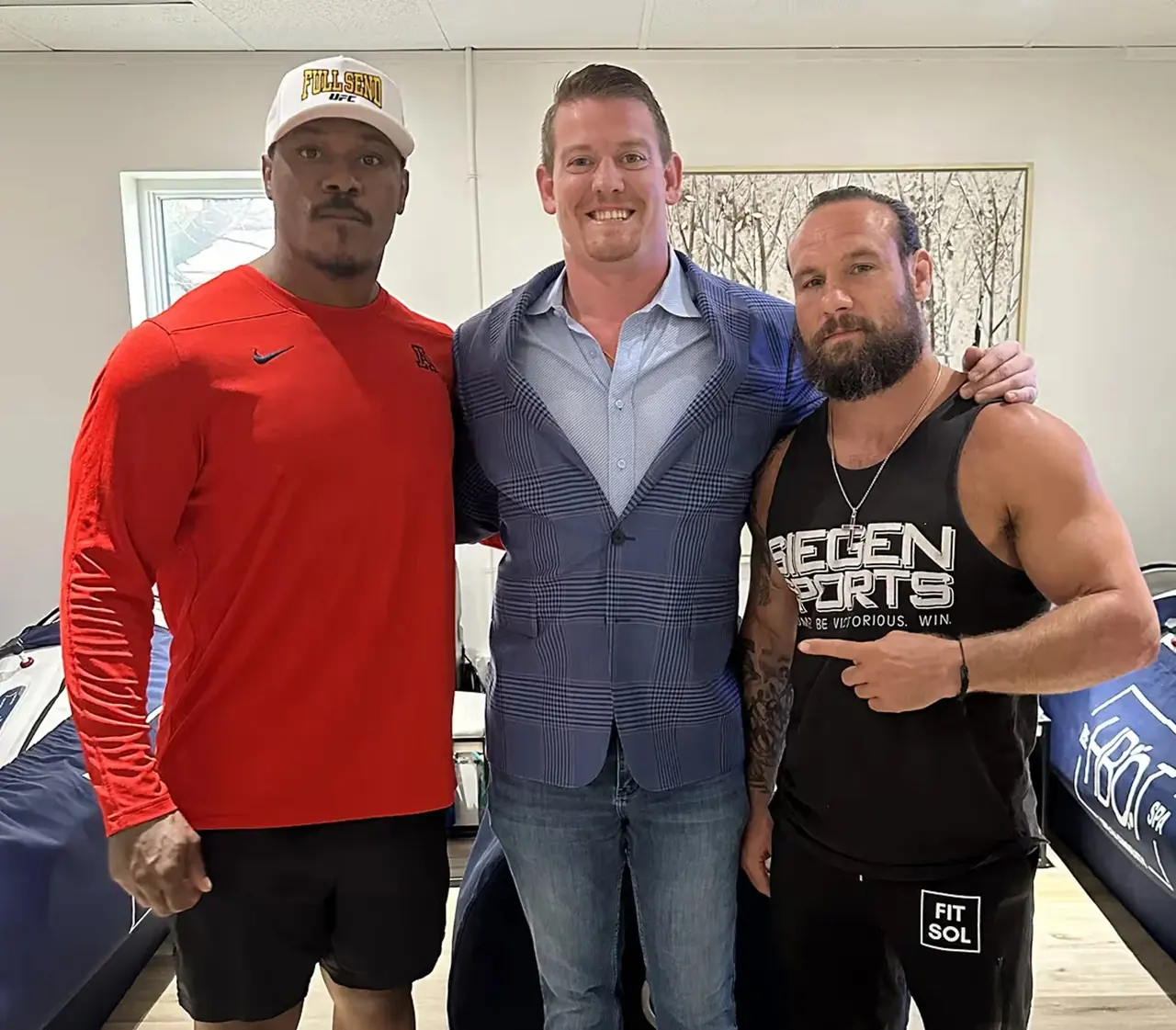 Mohammed Usman and Brandon Girtz with Dr. Jeff McWhorter, D.C.